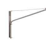 Wandlamp Elegant Classy | 1 lichts | Transparant, Zwart