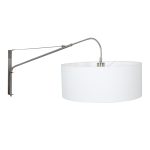 Wandlamp Elegant Classy | 1 lichts | Transparant, Zwart