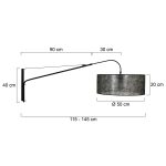 Wandlamp Elegant Classy | 1 lichts | Wit