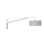 Wandlamp Elegant Classy | 1 lichts | Zilver, Grijs, Transparant