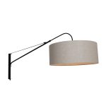 Wandlamp Elegant Classy | 1 lichts | Zilver, Grijs, Transparant