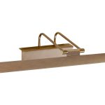 Wandlamp Litho LED | 1 lichts | Brons, Bruin, Wit