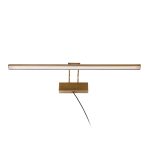 Wandlamp Litho LED | 1 lichts | Brons, Bruin, Wit