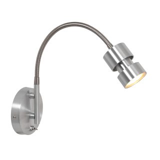 Wandlamp Nové | 1 lichts | Zilver, Grijs