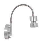 Wandlamp Nové | 1 lichts | Zilver, Grijs