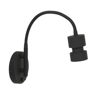 Wandlamp Nové | 1 lichts | Zwart
