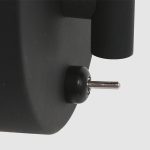 Wandlamp Nové | 1 lichts | Zwart