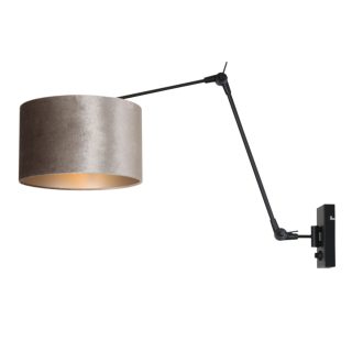 Wandlamp Prestige Chic | 1 lichts | Blauw, Zwart