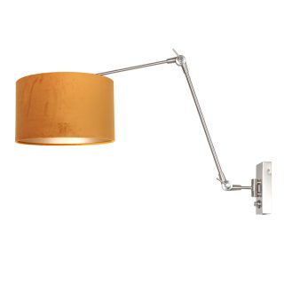 Wandlamp Prestige Chic | 1 lichts | Wit, Zwart