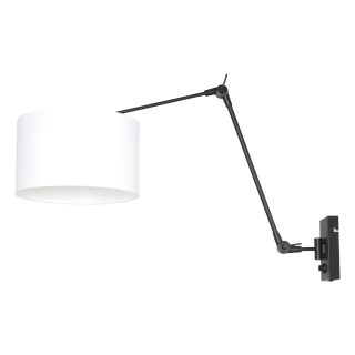 Wandlamp Prestige Chic | 1 lichts | Wit, Zwart