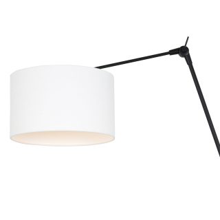 Wandlamp Prestige Chic | 1 lichts | Wit, Zwart