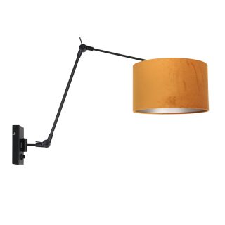 Wandlamp Prestige Chic | 1 lichts | Wit, Zwart