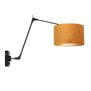 Wandlamp Prestige Chic | 1 lichts | Wit, Zwart