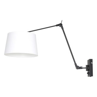 Wandlamp Prestige Chic | 1 lichts | Wit, Zwart