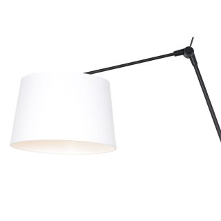 Wandlamp Prestige Chic | 1 lichts | Wit, Zwart