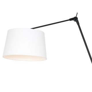 Wandlamp Prestige Chic | 1 lichts | Wit, Zwart