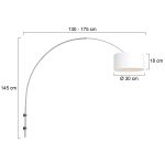 Wandlamp Sparkled Light | 1 lichts | Zilver, Grijs, Wit