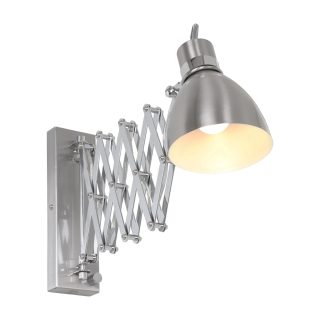 Wandlamp Spring | 1 lichts | Zilver, Grijs
