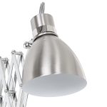 Wandlamp Spring | 1 lichts | Zilver, Grijs