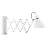 Wandlamp Spring | 1 lichts | Zilver, Grijs, Wit