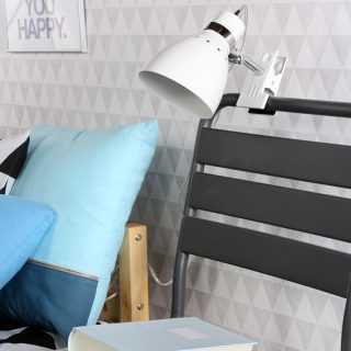 Wandlamp Spring | 1 lichts | Zilver, Grijs, Wit
