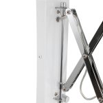 Wandlamp Spring | 1 lichts | Zilver, Grijs, Wit