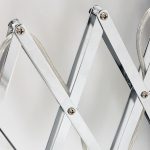 Wandlamp Spring | 1 lichts | Zilver, Grijs, Zwart