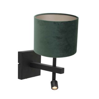 Wandlamp Stang | 1 lichts | Groen, Zwart