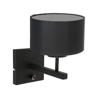 Wandlamp Stang | 1 lichts | Wit, Zwart