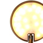 Wandlamp Zenith LED | 1 lichts | Brons, Bruin, Wit