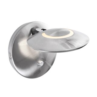 Wandlamp Zenith LED | 1 lichts | Zilver, Grijs, Wit