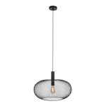 Hanglamp Cloud | 1-lichts | Ø 50 cm | E27 | mat zwart - Afbeelding 3