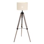 Vloerlamp Triek | 1-lichts | uitschuifbaar | Ø 40 cm | landelijk - Afbeelding 2
