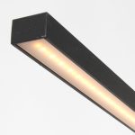 Hanglamp Bande | 3 lichts | touch dimmer | led | 150x9,5 cm | zwart - Afbeelding 5