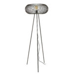 Vloerlamp Copper Twist | 1 lichts | 50x50x140 cm | Zwart nikkel - Afbeelding 3
