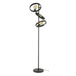Vloerlamp Hover | 3 lichts | 40x40x155 cm | Charcoal - Afbeelding 3