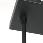 Hanglamp Stang | 3 lichts | E27 | 140x30 cm | zwart & wit - Afbeelding 11