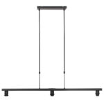 Hanglamp Stang | 3 lichts | E27 | 140x30 cm | zwart & wit - Afbeelding 2