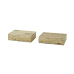 Set van 2 Nachtkastjes Tree XS | 1 lade | 30x20x8 cm | acacia naturel - Afbeelding 5