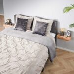 Nachtkastje Set/2 Tree L | 1 lade | 40x20x10 cm | acacia naturel - Afbeelding 3