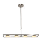 Hanglamp Soleil | 4-lichts | led | design | 90x16,5 cm | staal