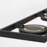 Hanglamp Soleil | 4 lichts | 16,5x90 cm | modern | zwart | led - Afbeelding 9