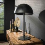Tafellamp Shield metal | 2 lichts | 30x30x55 cm | Charcoal - Afbeelding 2