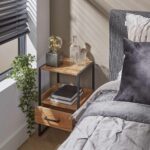 Nachtkastje XS Niche | 1 lade | 35x35x55 cm | acacia naturel - Afbeelding 2