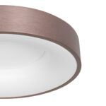 Plafonnière Ringlede | 1 lichts | Ø 38 cm | brons & wit led - Afbeelding 4