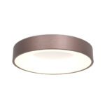Plafonnière Ringlede | 1 lichts | Ø 38 cm | brons & wit led