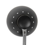 Tafellamp Spring | 1 lichts | kantelbaar | Ø 13 cm | 33 cm | zwart & chroom - Afbeelding 5