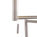 Vloerlamp Bella | 1 lichts | E27 | 45x137 cm | staal - Afbeelding 3