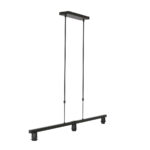 Hanglamp Stang | 3 lichts | Ø 30 cm | E27 | grijs & zwart - Afbeelding 9