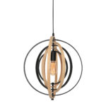 Hanglamp Muoversi | 1 lichts | Ø 45 cm | E27 | draaibaar | beuken